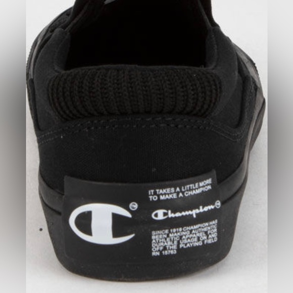 CHAMPION Metro Boys Black Slip-On Shoes - Picture 4 of 8
